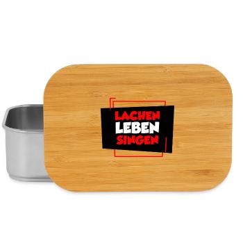 Sänger Sängerin singen Gesang Geschenk Weihnachten - Lunch Box - Silber - Vorne