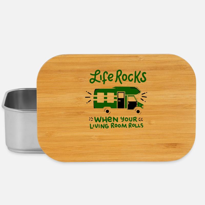 Camping - Lunch Box - Silber