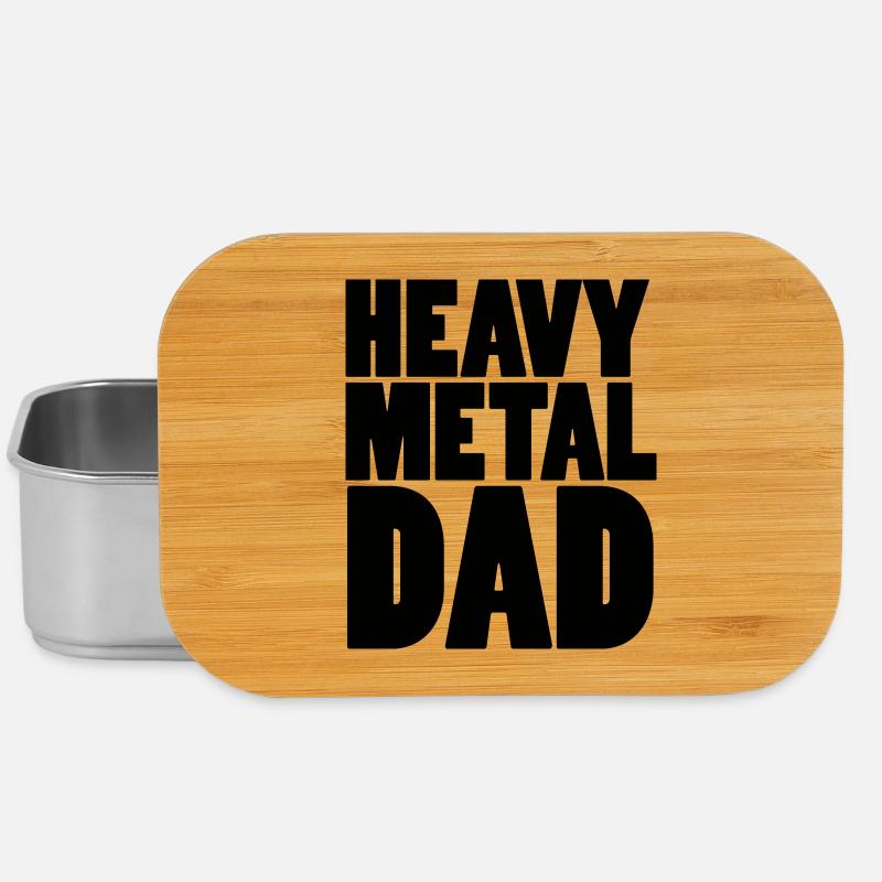 Heavy Metal Dad - Lunch Box - Silber