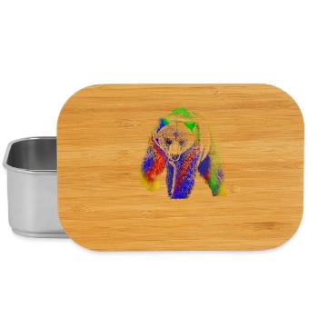 Bear - Lunch Box - silver - Front