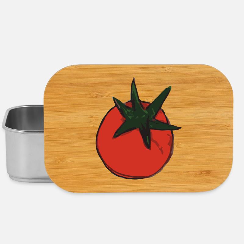 tomato tomatoe - Lunch Box - silver