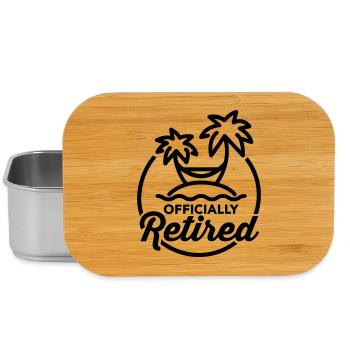 Officially retired - Lunch Box - silver - Front
