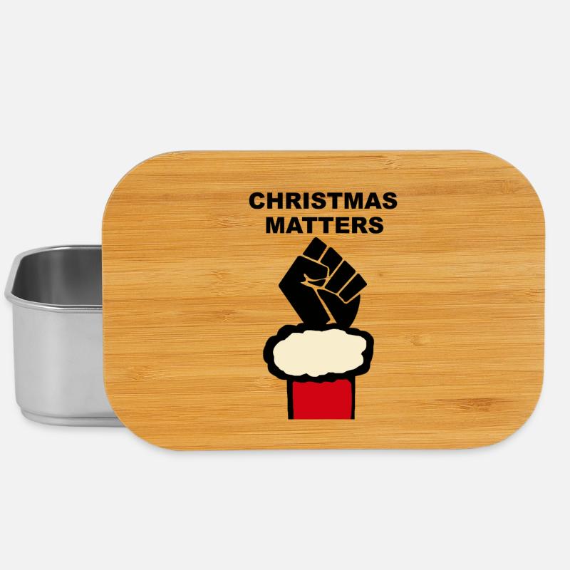 Christmas Matters - Funny Xmas - Lunch Box - silver