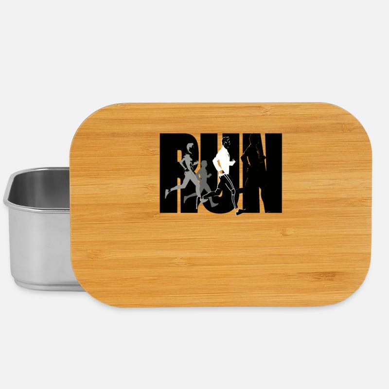 Runner Stuff - Run - Lunch Box - silver