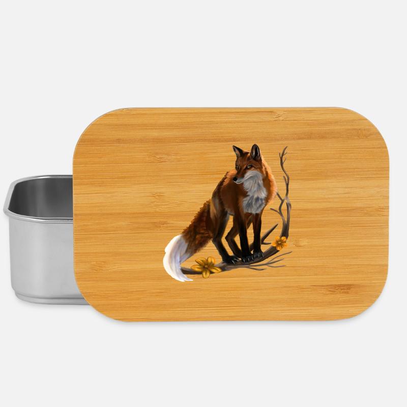 Fuchs - Lunch Box - Silber