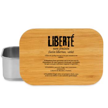 Liberté - Boîte à goûter - argent - Devant