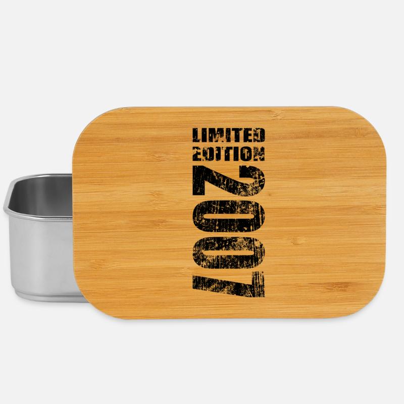 Limited Edition 2007 18. Geburtstag Geschenk - Lunch Box - Silber