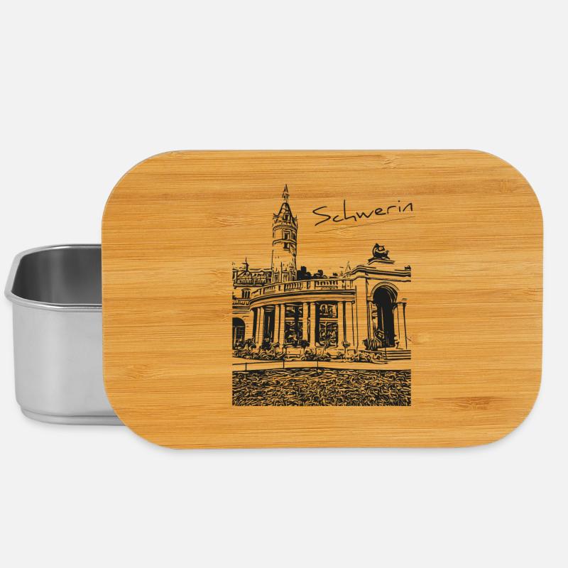 Schwerin Schweriner Schlossgarten - Lunch Box - Silber