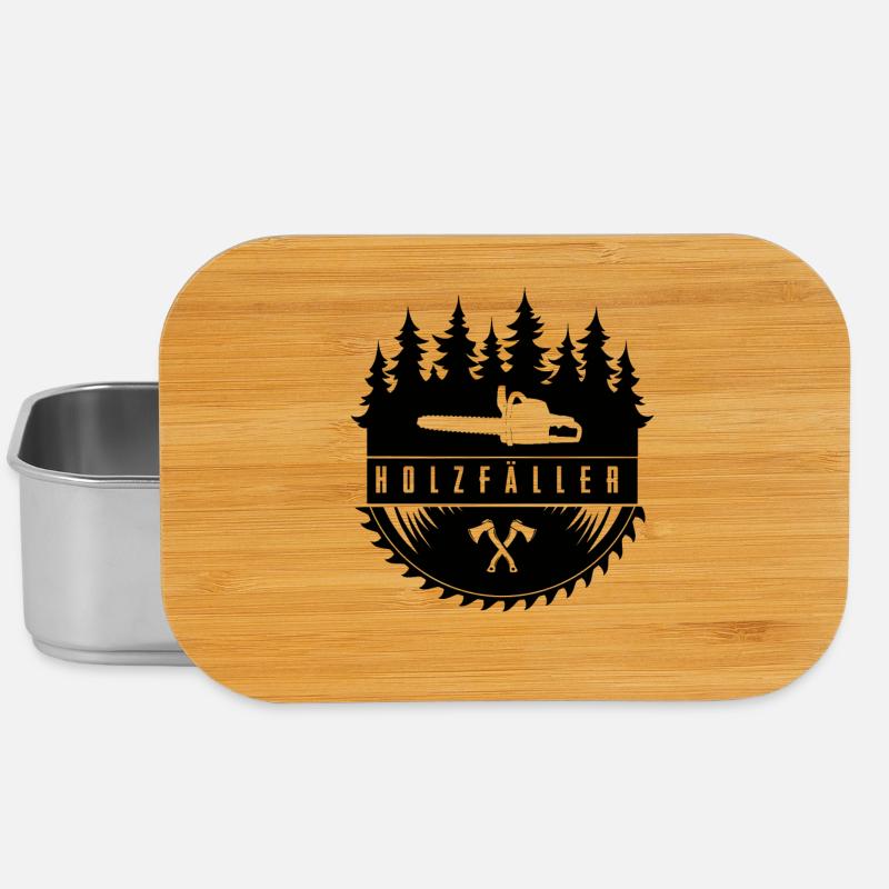 Holzfäller - Lunch Box - Silber