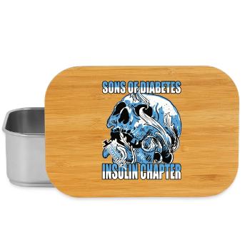 Sons of Diabetes Insulin Chapter Design - Lunch Box - silver - Front