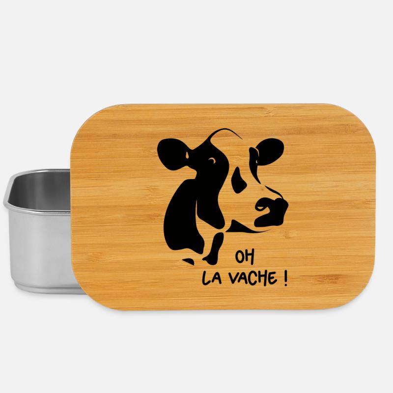 Oh La Vache - Boîte à goûter - argent