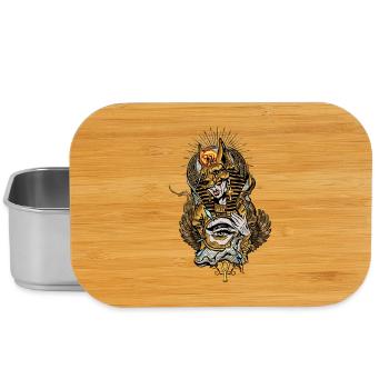 Masque Anubis avec l’œil qui voit tout - Boîte à goûter - argent - Devant