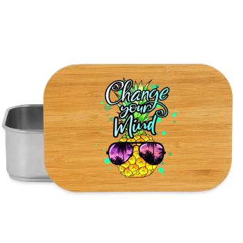 Pineapple change your thinking - Lunch Box - silver - Front