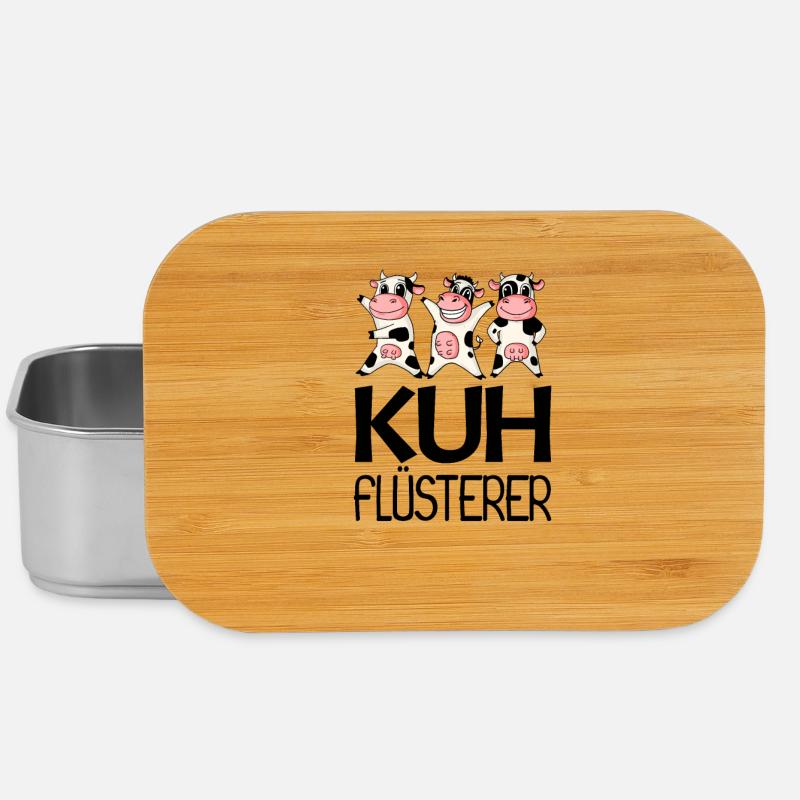 Kuh Kühe - Lunch Box - Silber