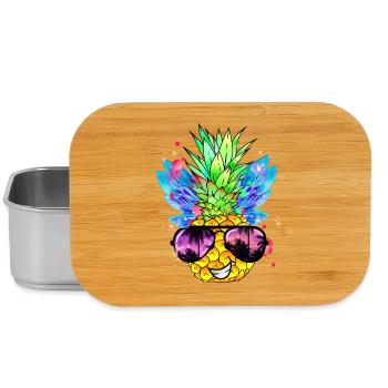 Art de l’ananas - Boîte à goûter - argent - Devant