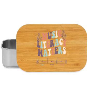 Music Literacy Matters - Lunch Box - silver - Front