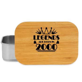 2000 - Jahrgang 2000 - Lunch Box - Silber - Vorne
