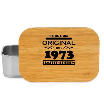 1973 - Année de construction 1973 - Naissance 1973 - Boîte à goûter - argent - Devant
