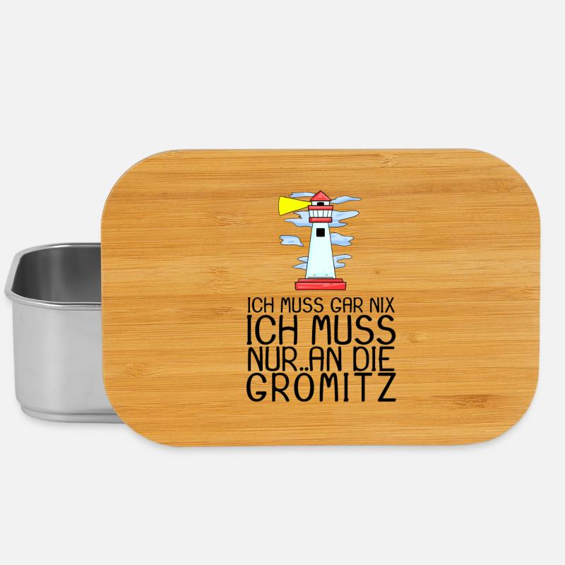 Grömitz Spruch Sprüche - Lunch Box - Silber