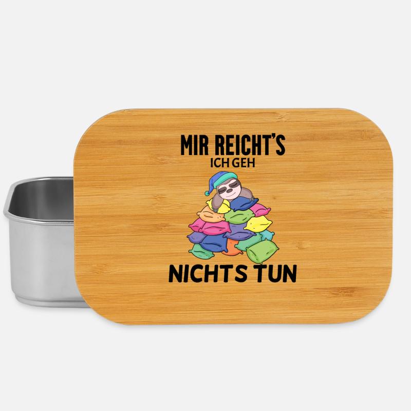 Lustiger Spruch - Nichts machen - Lunch Box - Silber