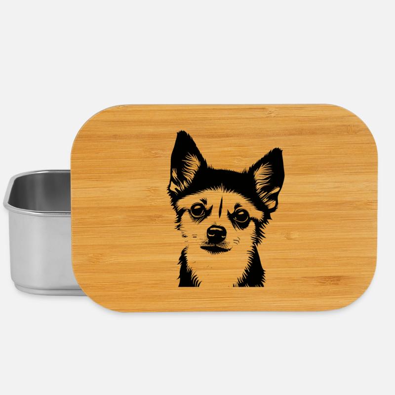 Chihuahua - Lunch Box - silver