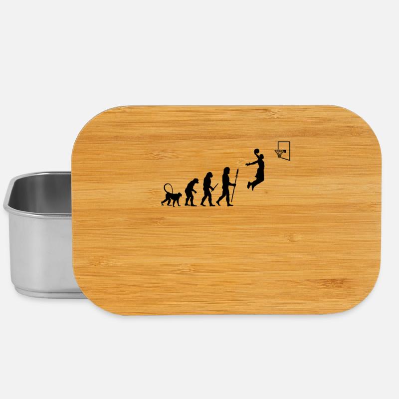 Basketball Evolution - Lunch Box - Silber