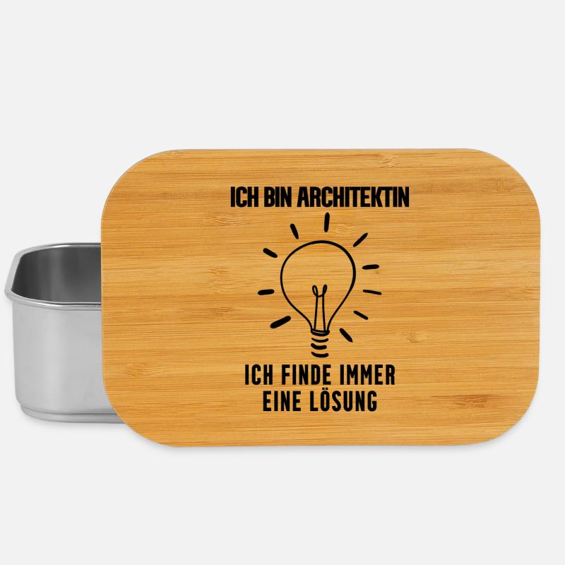 Architektin Geschenk - Lunch Box - Silber