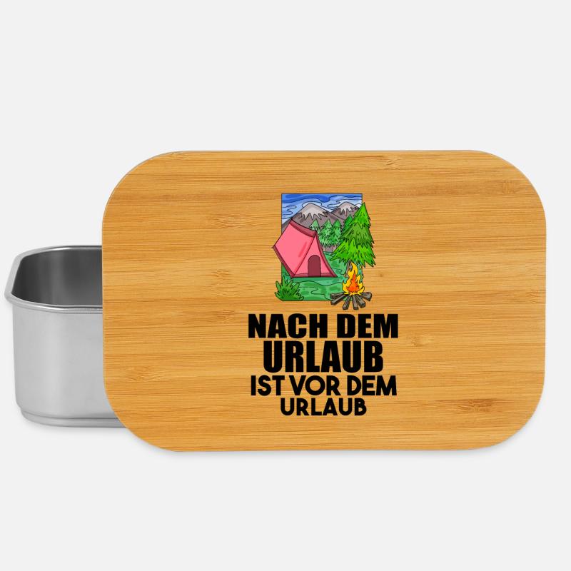Urlaub - Lunch Box - Silber