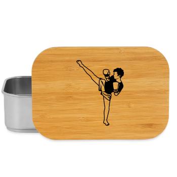 Kidboxer Dessin d’enfant - Boîte à goûter - argent - Devant