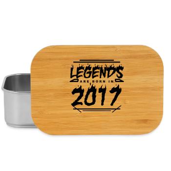 2017 - Jahrgang 2017 - Baujahr 2017 - Lunch Box - Silber - Vorne