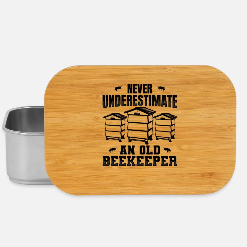 Beekeeper Grandpa - Lunch Box - silver