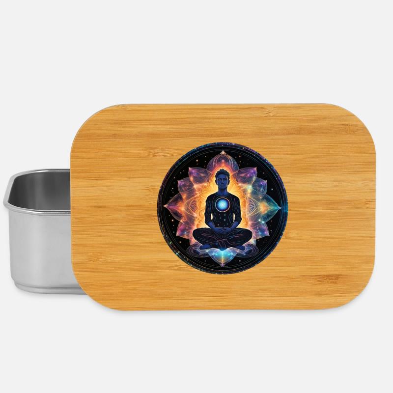 Cercle de méditation cosmique - Boîte à goûter - argent