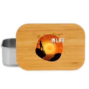 Die besten Dinge im Leben – Sonnenuntergang - Lunch Box - Silber - Vorne
