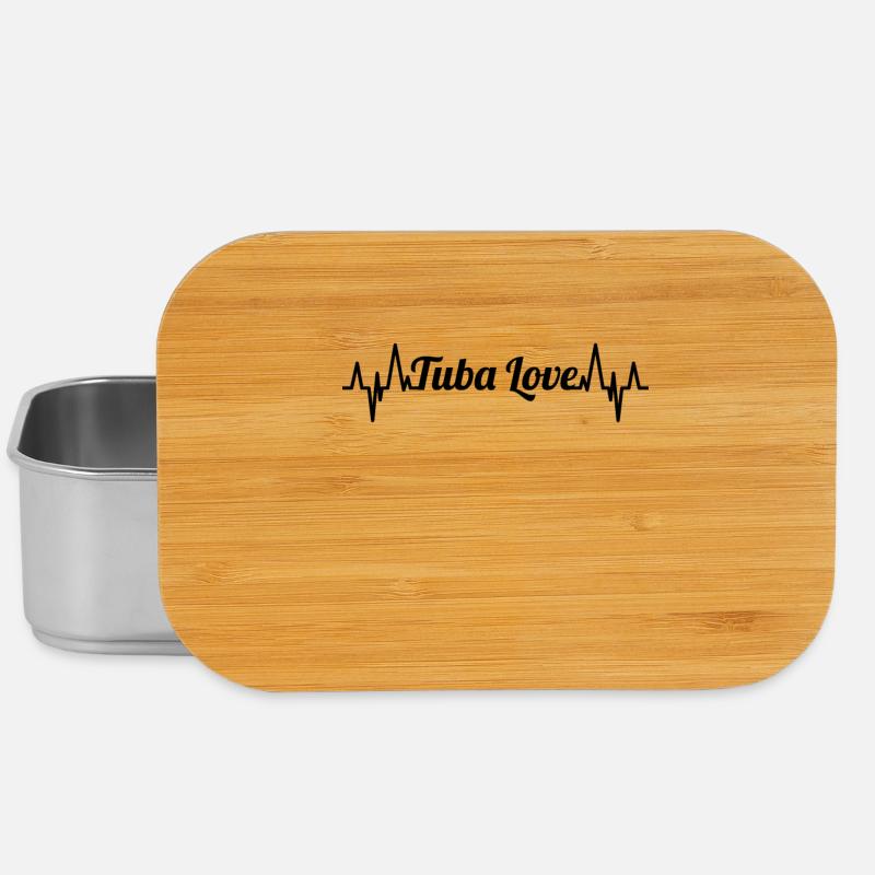 Tuba Liebe Pulsschlag - Lunch Box - Silber