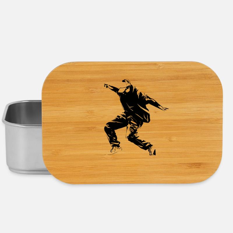 Breakdance Grafik - Lunch Box - Silber