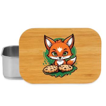 Foxy Chocolate Treats - Lunch Box - Silber - Vorne