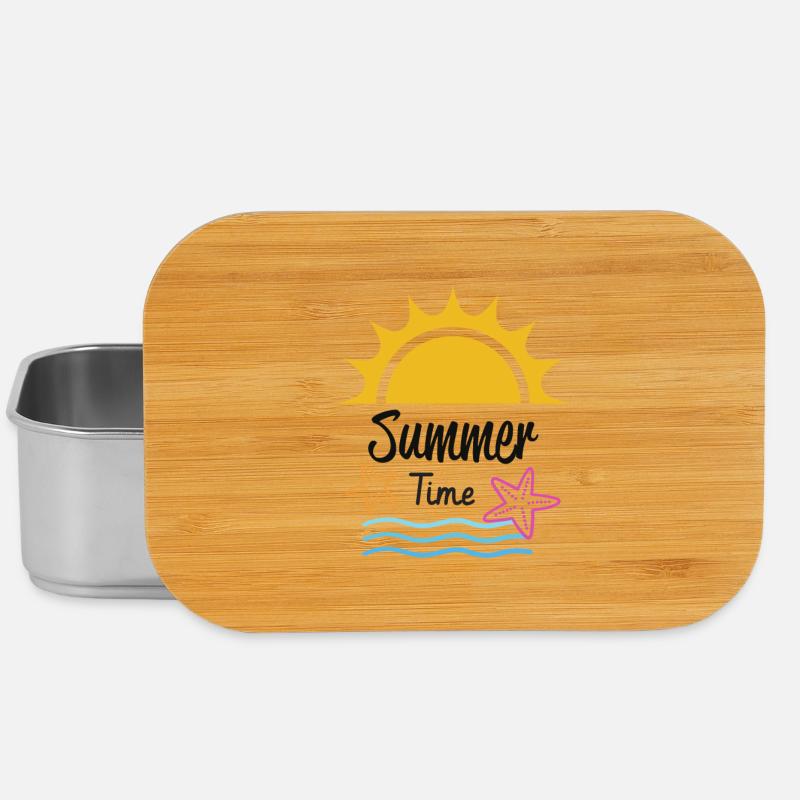 Summer Time Sommer Shirt - Lunch Box - Silber