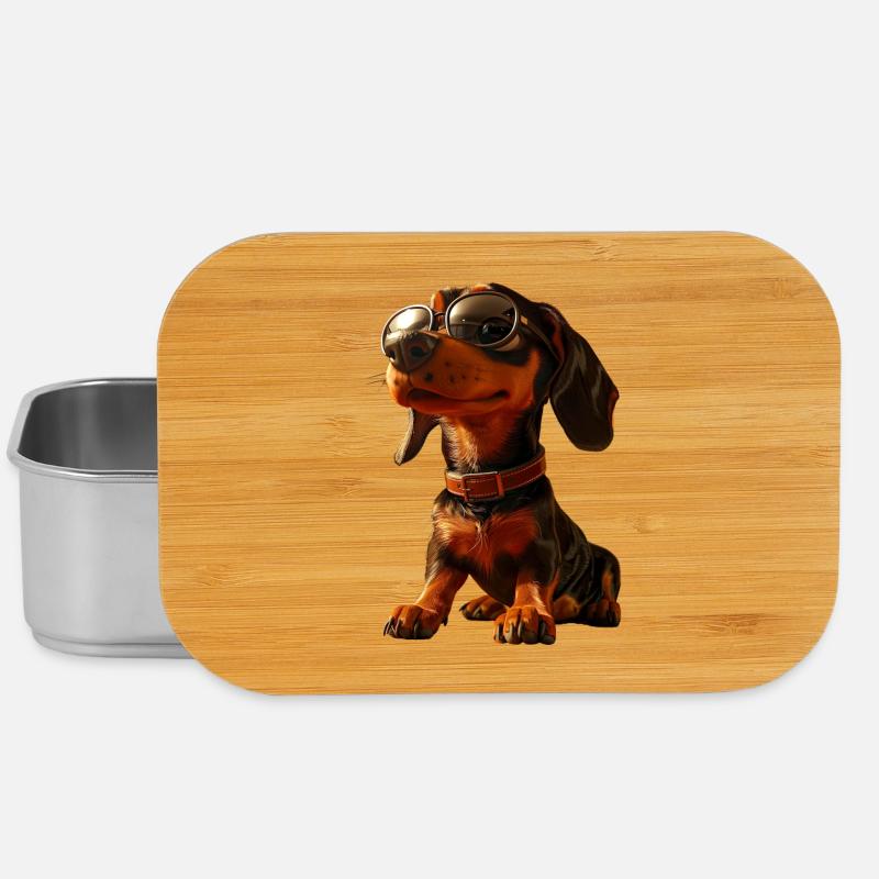 Teckel, Teckel, Teckel miniature, Dachshund Club, Teckel - Boîte à goûter - argent
