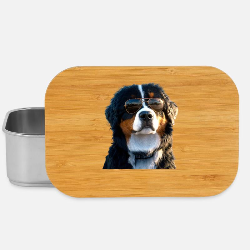 Berner Sennenhund Süße Hunde Schweizer Sennenhunde - Lunch Box - Silber