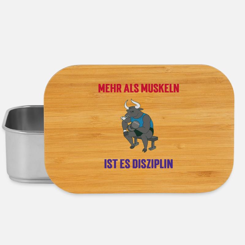 More than muscles, it's discipline - Lunch Box - silver