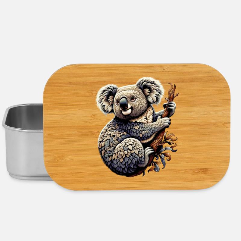 Koala - Lunch Box - Silber