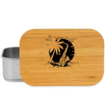 Saxophone Sketch - Lunch Box - silver - Front