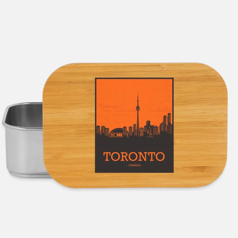 Toronto Canada Skyline - Lunch Box - Silber