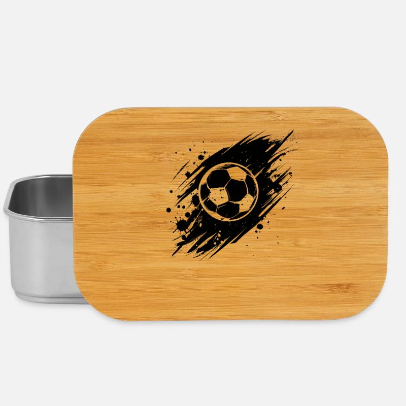 Fußball - Lunch Box - Silber