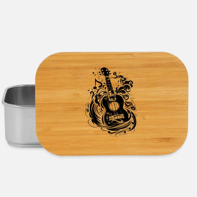Ukulele - Lunch Box - Silber