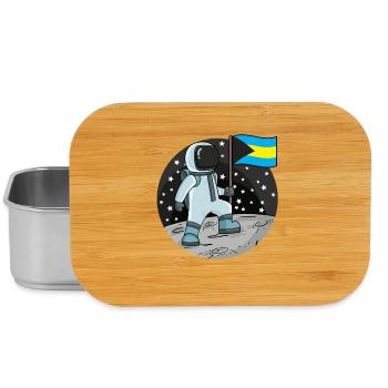 Astronaut Fahne Bahamas - Lunch Box - Silber - Vorne