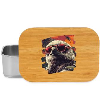 Faultier - Lunch Box - Silber - Vorne