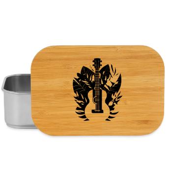 Lustige Ukulele - Lunch Box - Silber - Vorne