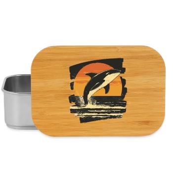Killer whale - Lunch Box - silver - Front