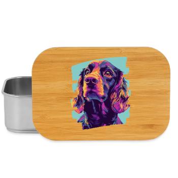 Cocker Spaniel - Boîte à goûter - argent - Devant